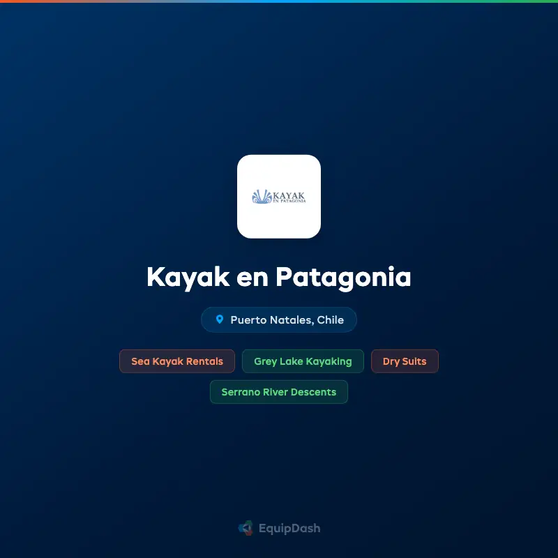 Kayak en Patagonia