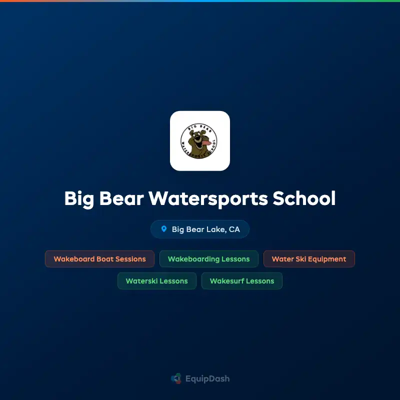 Big Bear Watersports School