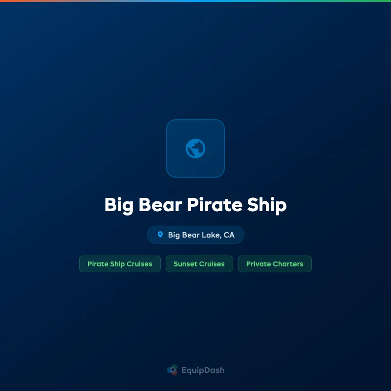 Big Bear Pirate Ship