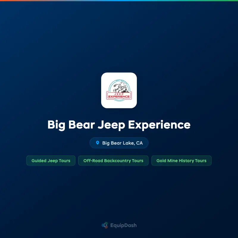 Big Bear Jeep Experience