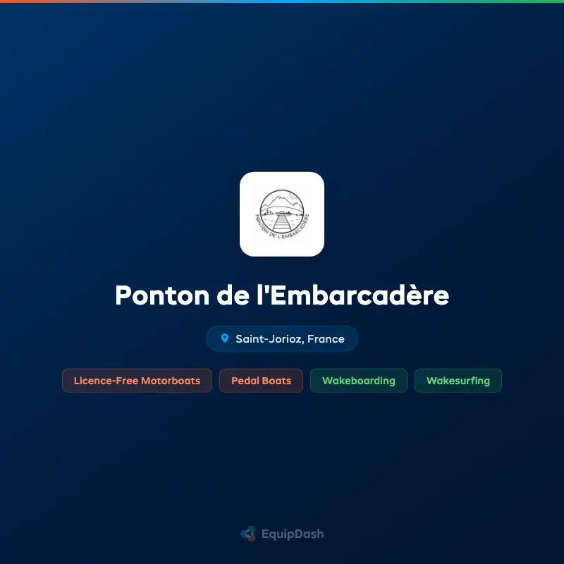 Ponton de l'Embarcadère