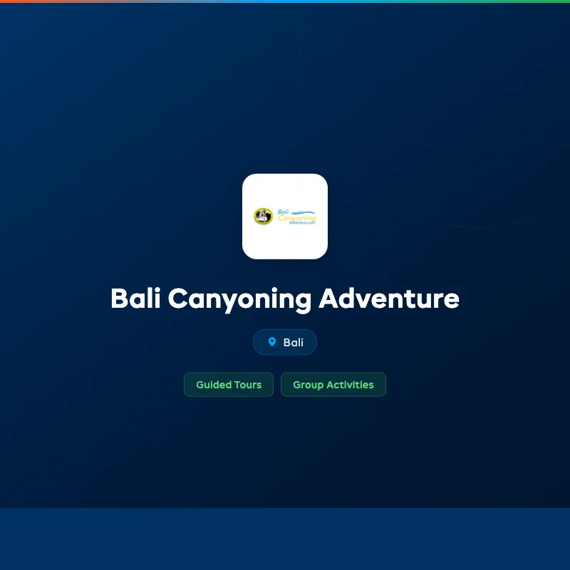 Bali Canyoning Adventure