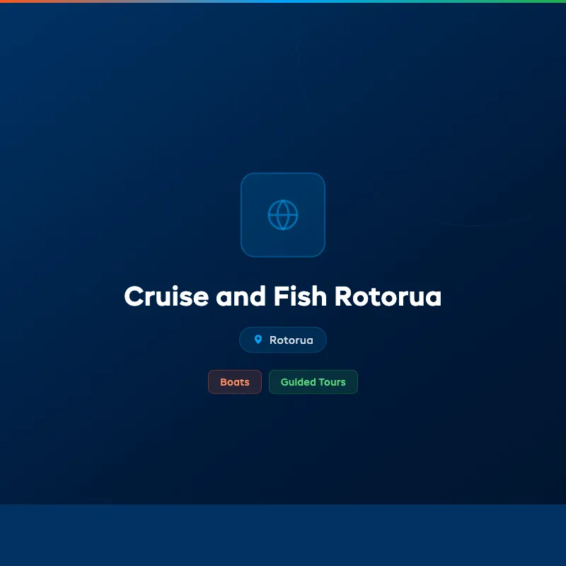 Cruise and Fish Rotorua