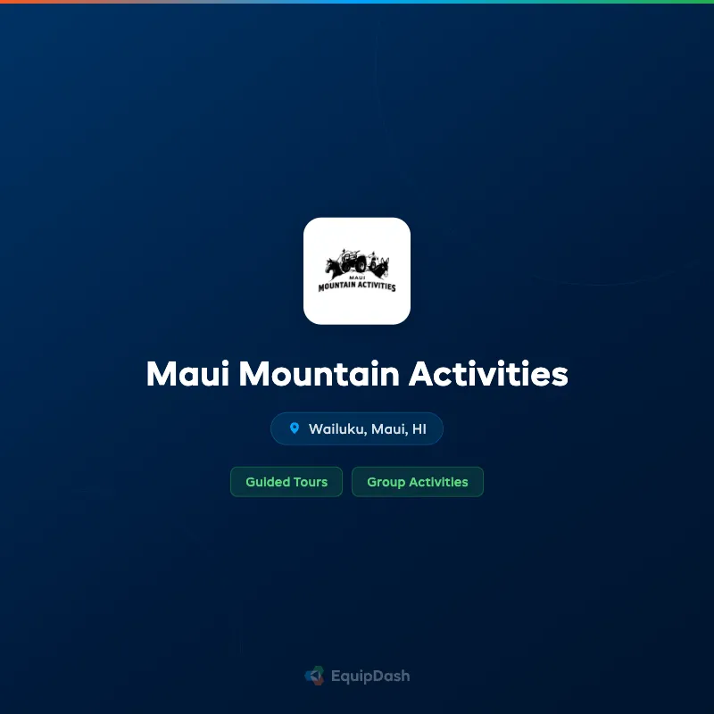 Maui Mountain Activities