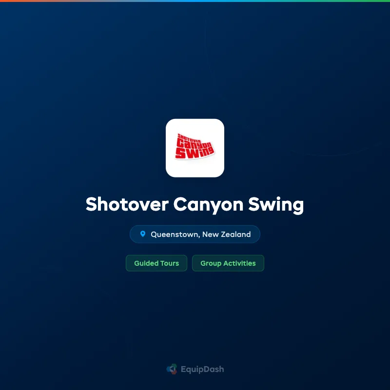 Shotover Canyon Swing