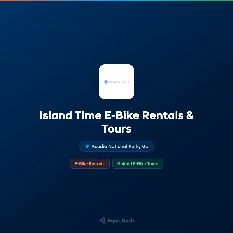Island Time E-Bike Rentals & Tours