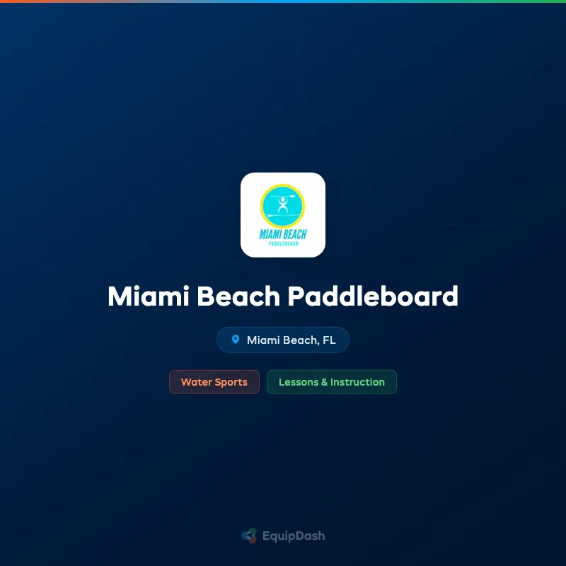 Miami Beach Paddleboard