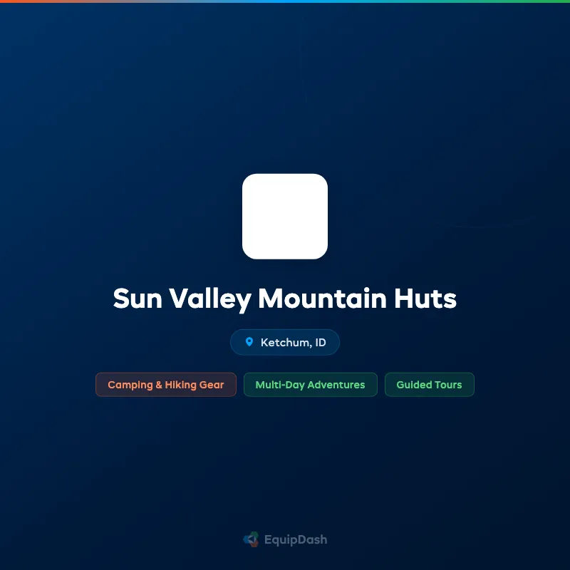 Sun Valley Mountain Huts