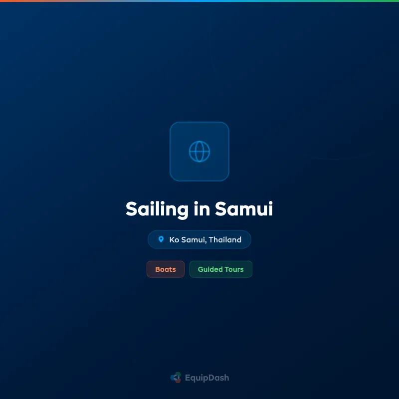 Sailing in Samui