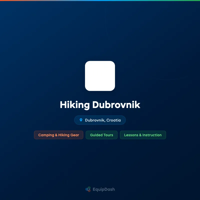 Hiking Dubrovnik