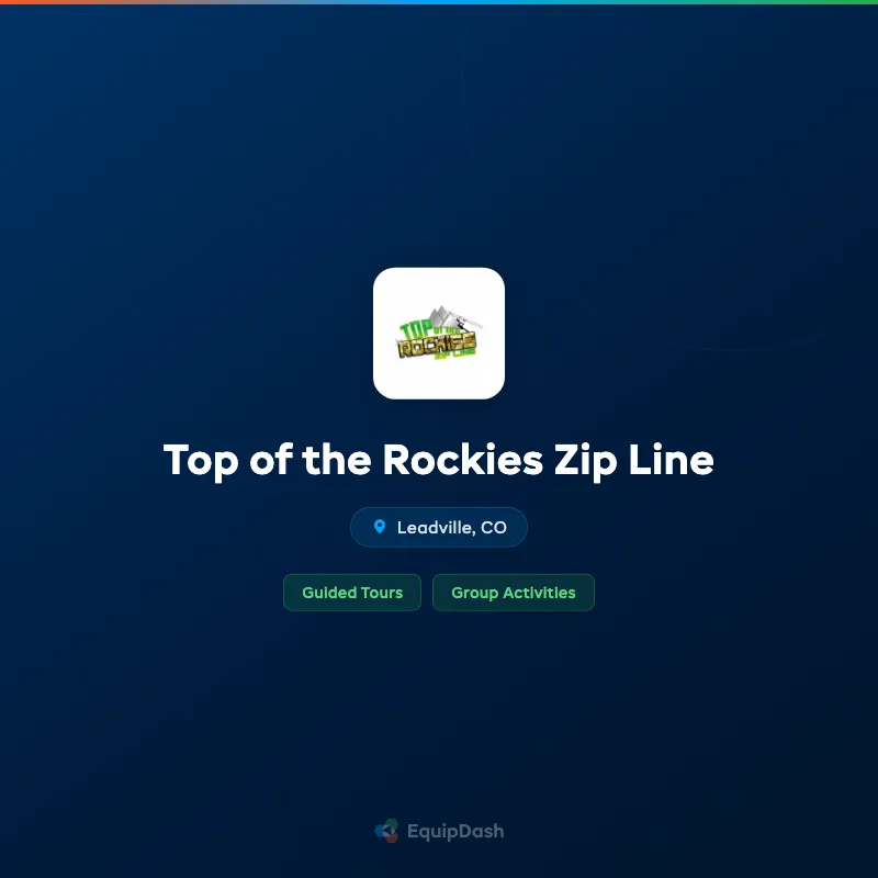 Top of the Rockies Zip Line