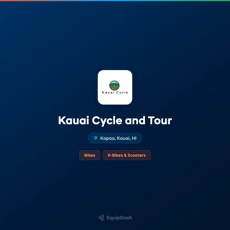 Kauai Cycle and Tour