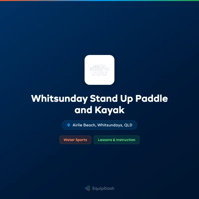 Whitsunday Stand Up Paddle and Kayak