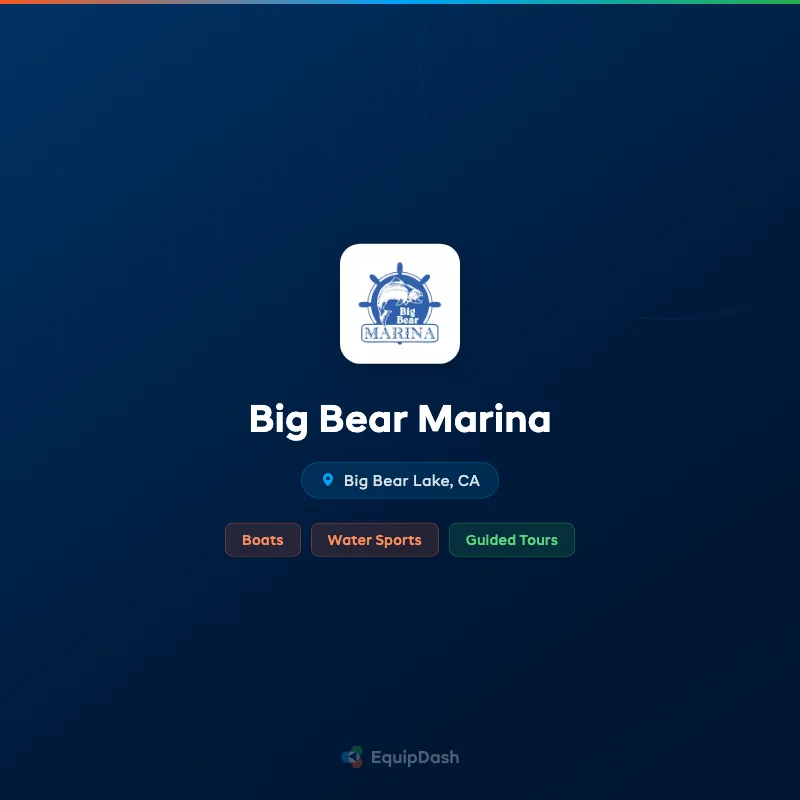 Big Bear Marina