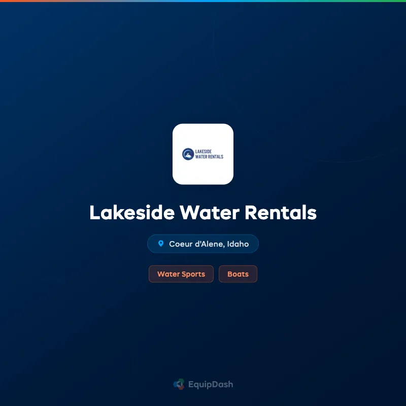 Lakeside Water Rentals