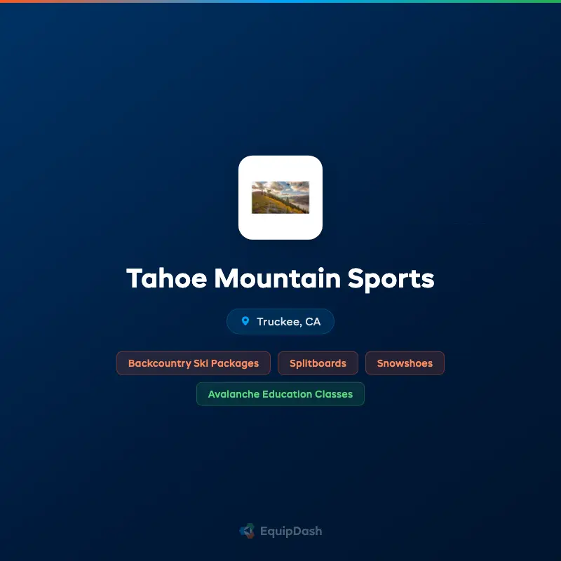 Tahoe Mountain Sports