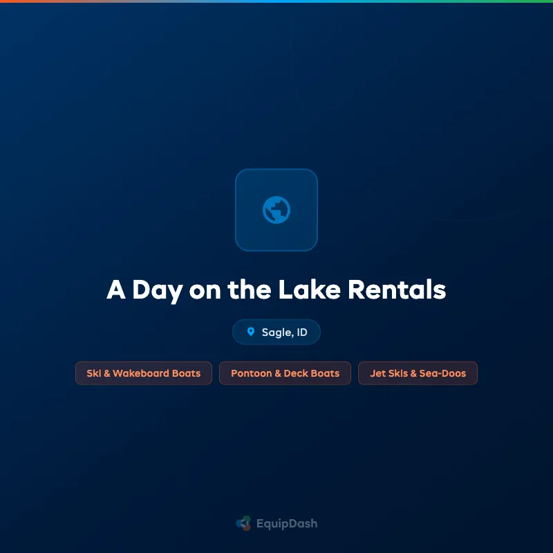 A Day on the Lake Rentals