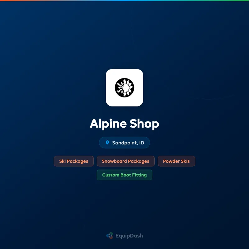 Alpine Shop