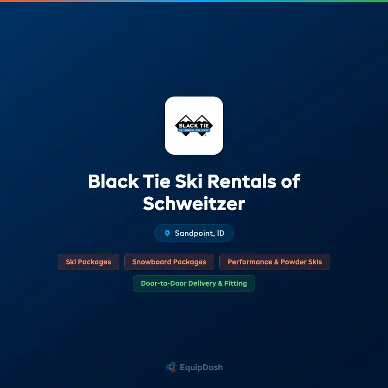 Black Tie Ski Rentals of Schweitzer