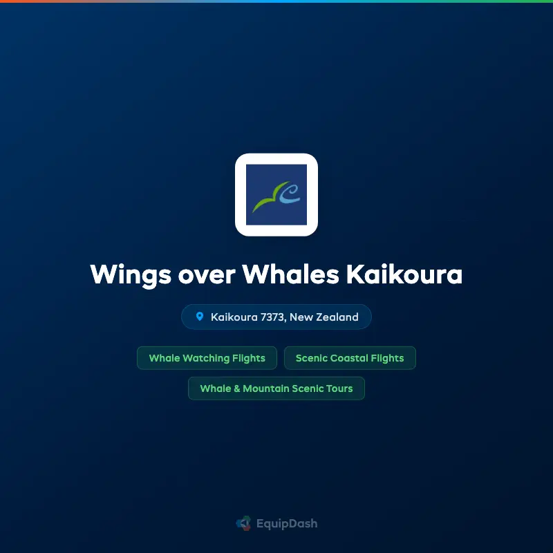 Wings over Whales Kaikoura