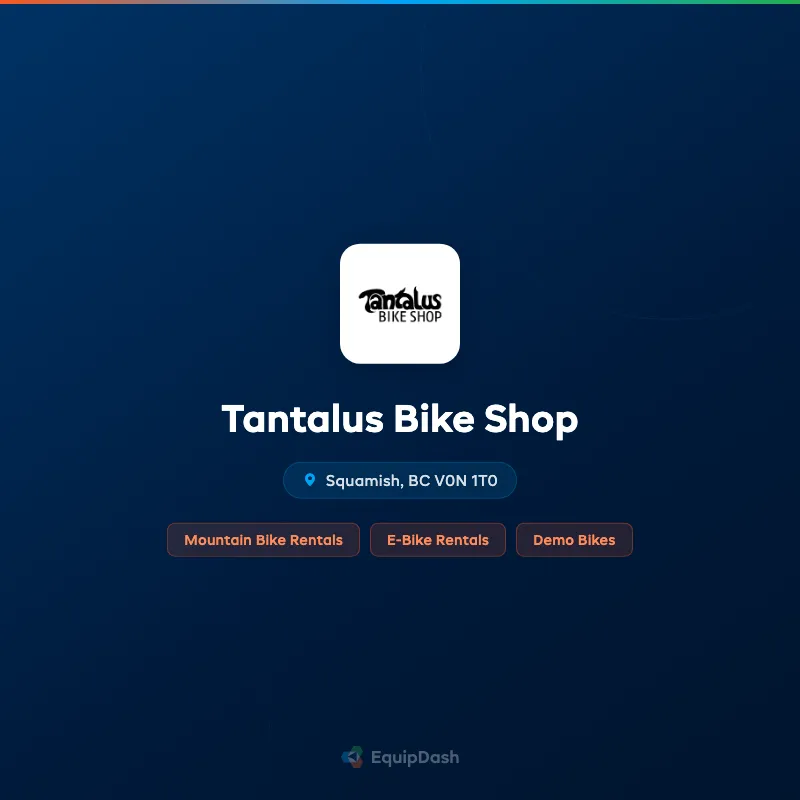 Tantalus Bike Shop