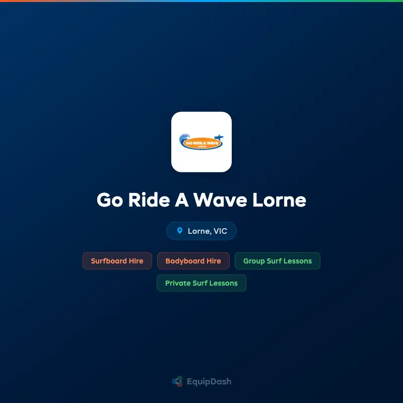 Go Ride A Wave Lorne