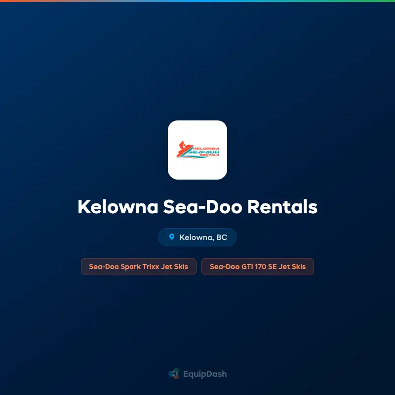 Kelowna Sea-Doo Rentals