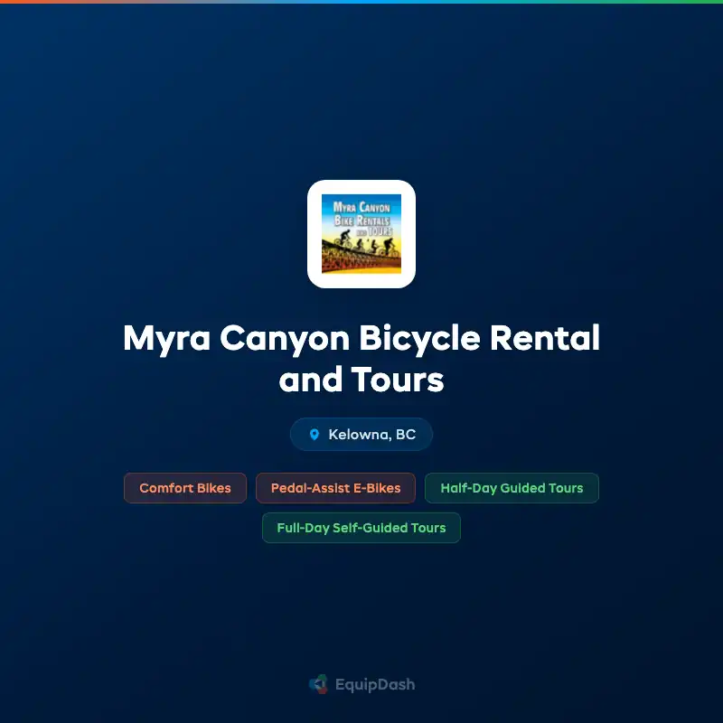 Myra Canyon Bicycle Rental and Tours