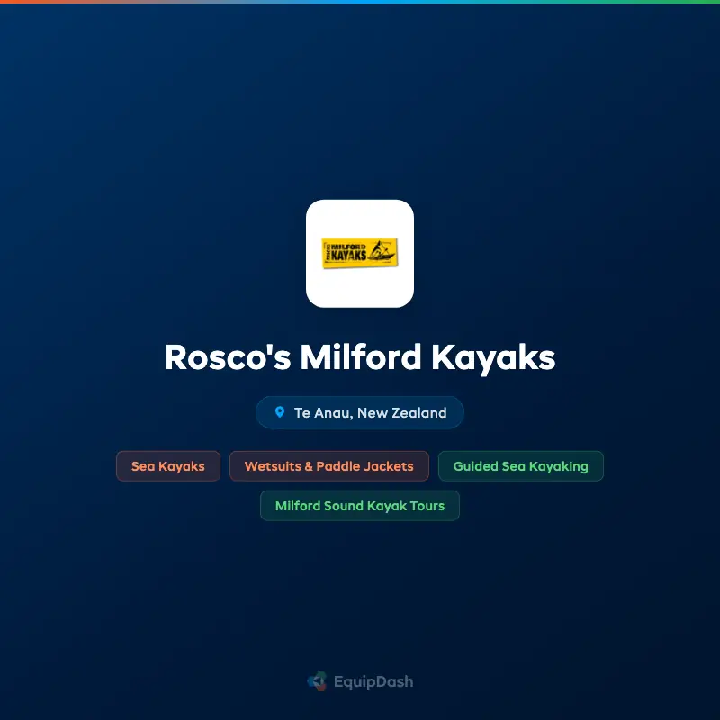 Rosco's Milford Kayaks
