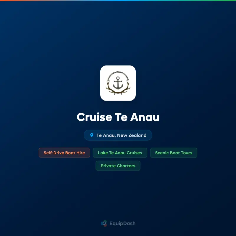 Cruise Te Anau