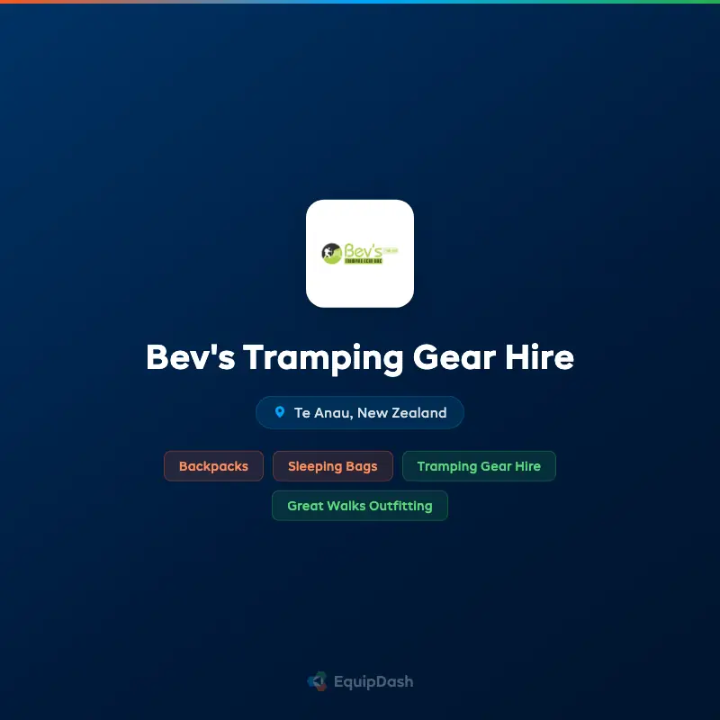 Bev's Tramping Gear Hire