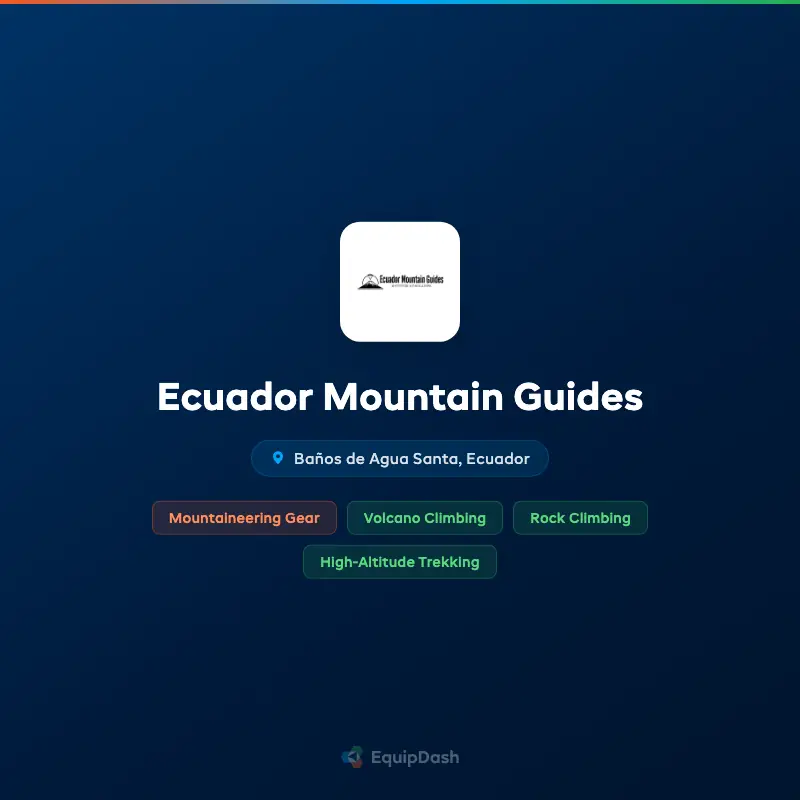 Ecuador Mountain Guides