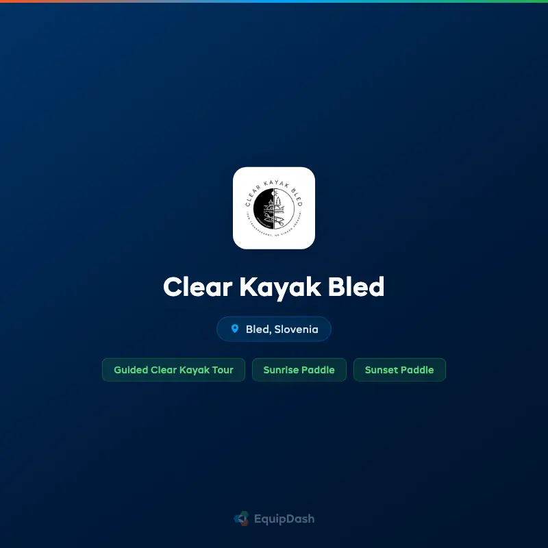 Clear Kayak Bled