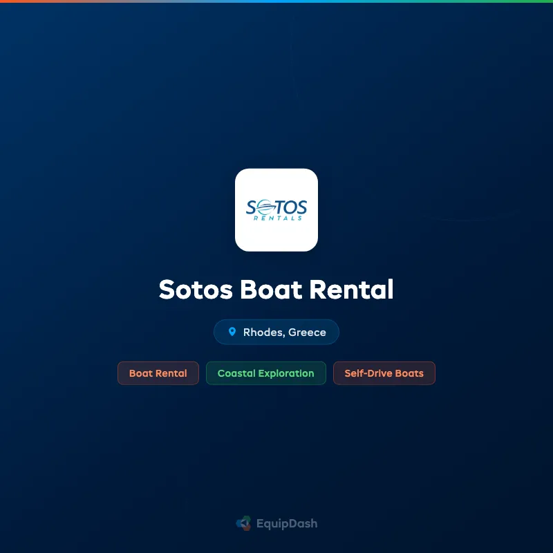 Sotos Boat Rental