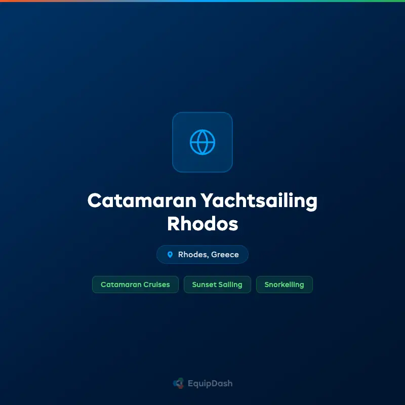 Catamaran Yachtsailing Rhodos