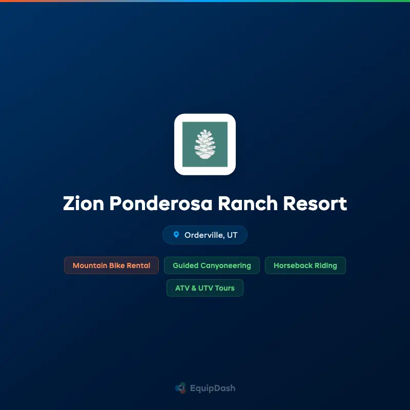 Zion Ponderosa Ranch Resort
