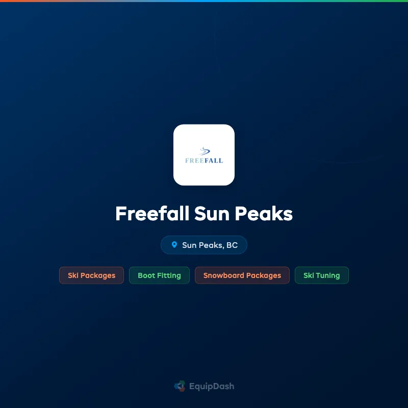Freefall Sun Peaks
