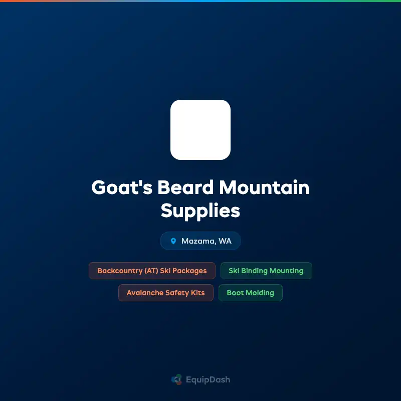 Goat's Beard Mountain Supplies