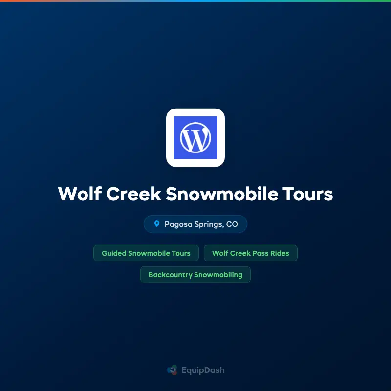 Wolf Creek Snowmobile Tours