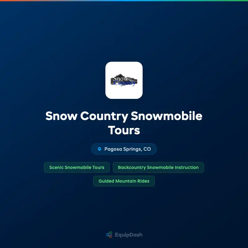 Snow Country Snowmobile Tours