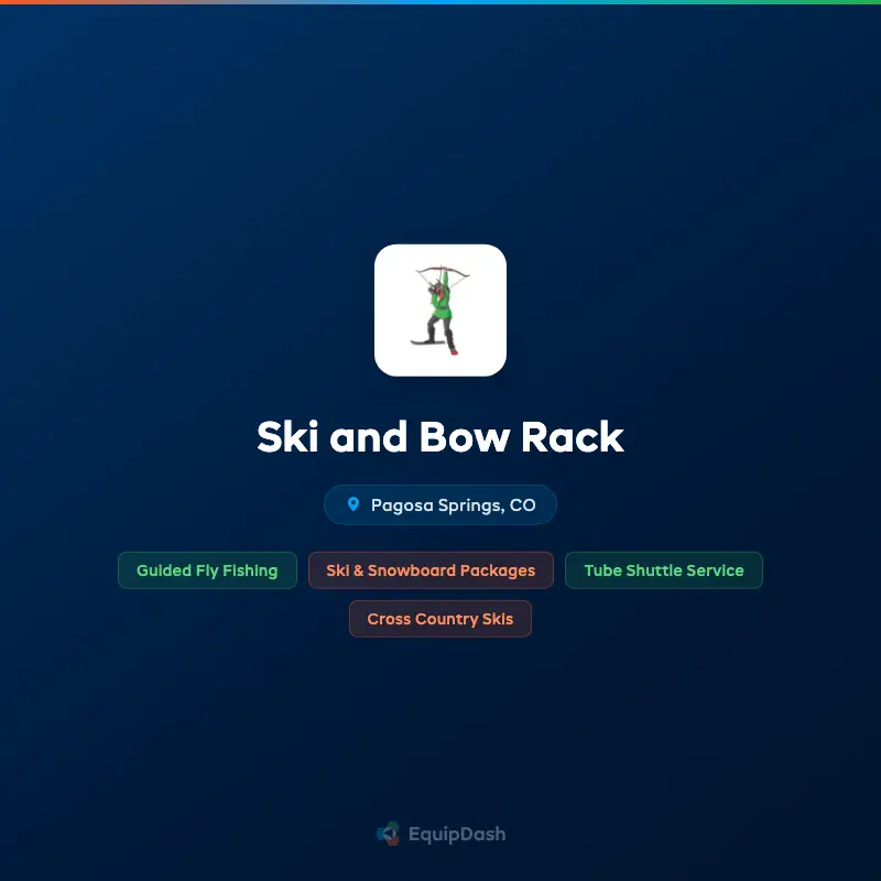 Ski and Bow Rack