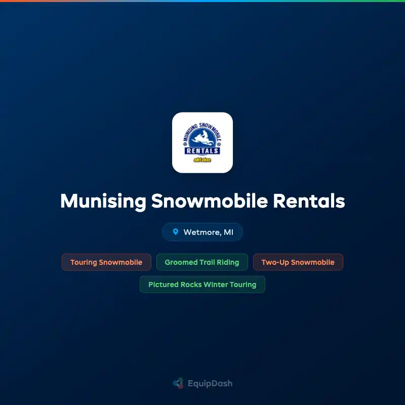 Munising Snowmobile Rentals