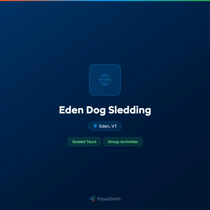 Eden Dog Sledding