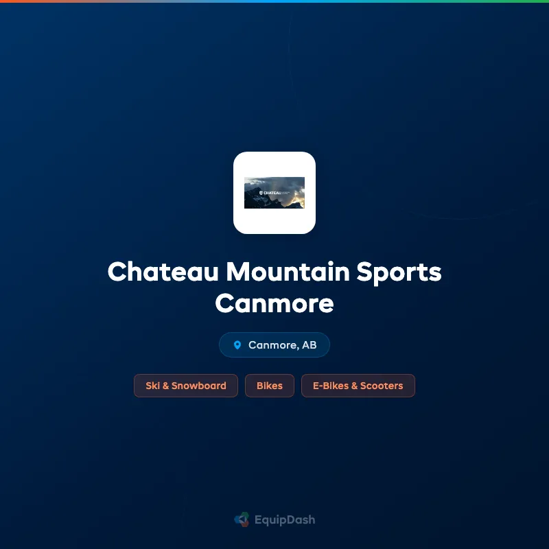 Château Mountain Sports Canmore