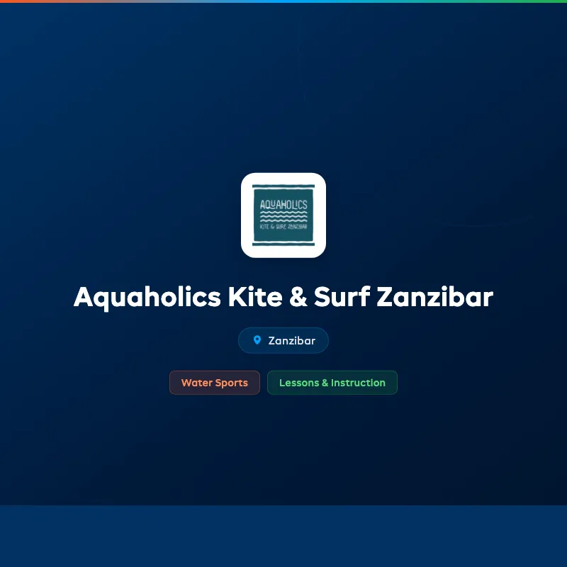 Aquaholics Kite & Surf Zanzibar