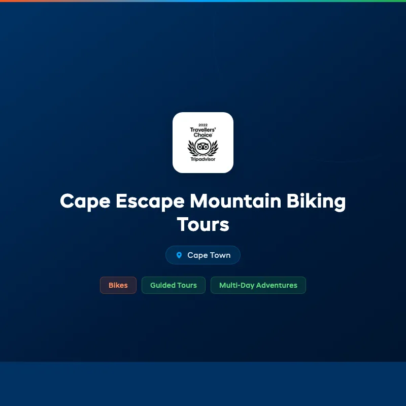 Cape Escape Mountain Biking Tours