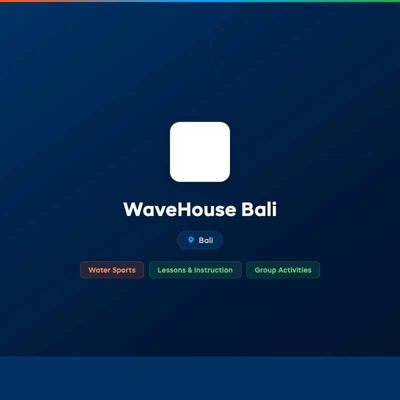 WaveHouse Bali
