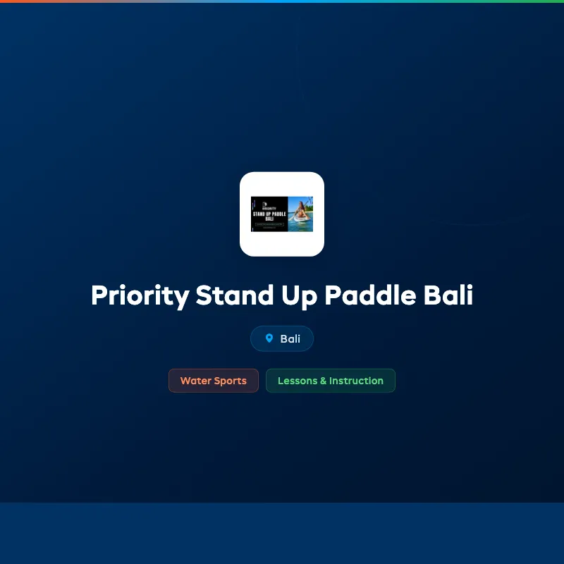 Priority Stand Up Paddle Bali