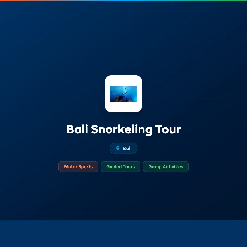 Bali Snorkeling Tour