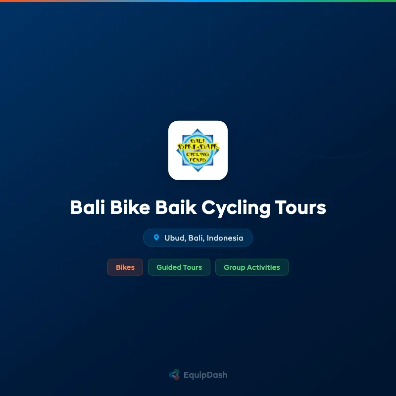 Bali Bike Baik Cycling Tours